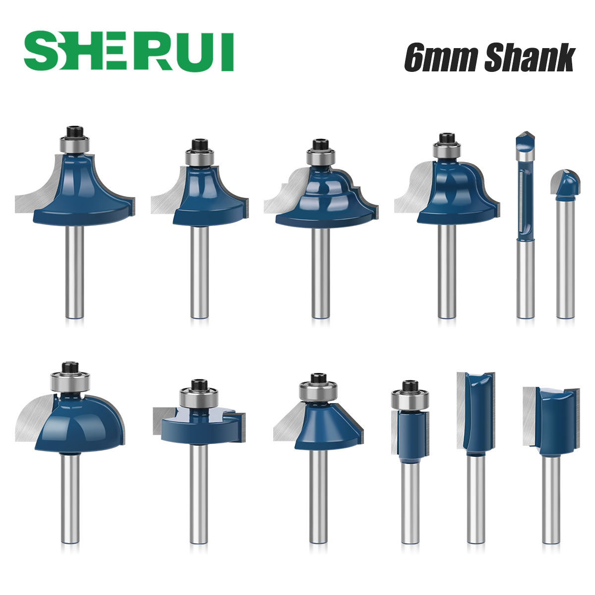 End Mill Set - Set di punte per router con