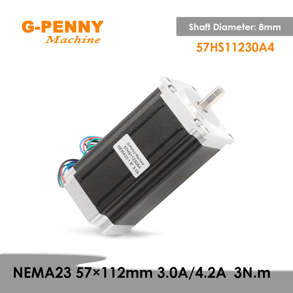 Nema23 Stepper - NEMA23 57x112mm 3Nm motore passo-passo 3A/4.2A
