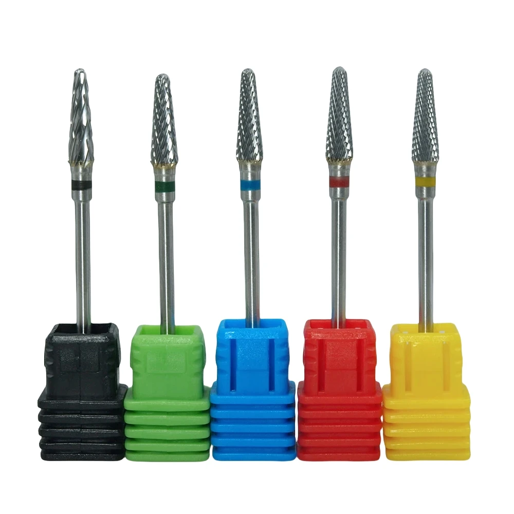 Carbide End Mill - Set di 5 punte per trapano