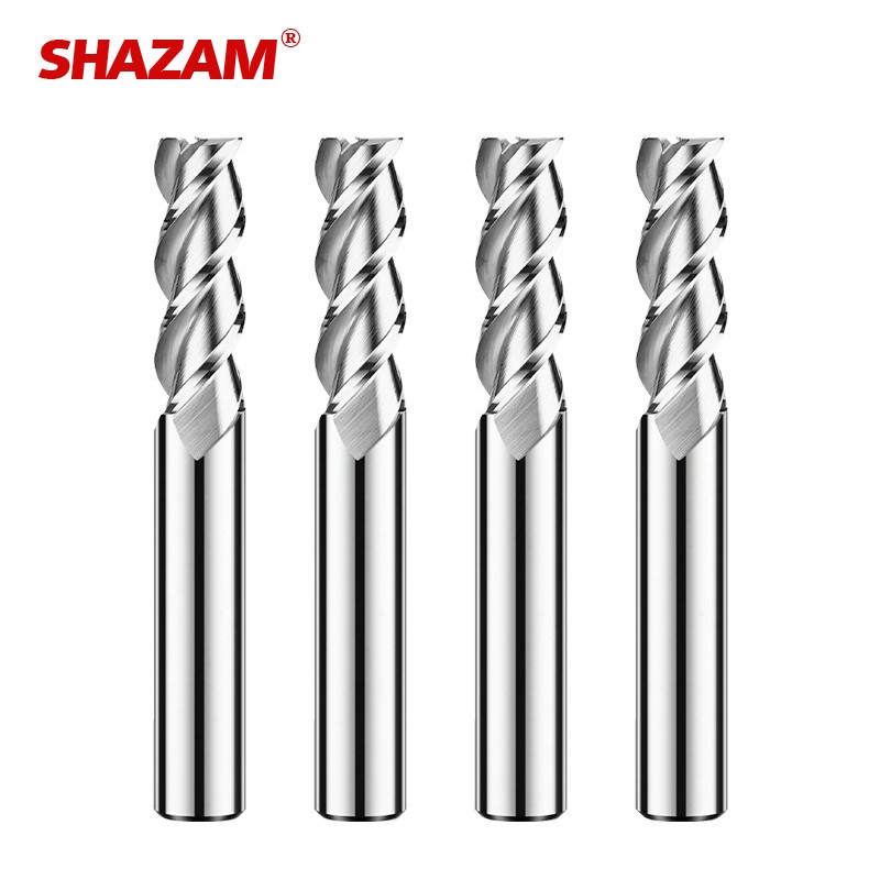 End Mill Set - SHAZAM HRC65 carburo di acciaio al