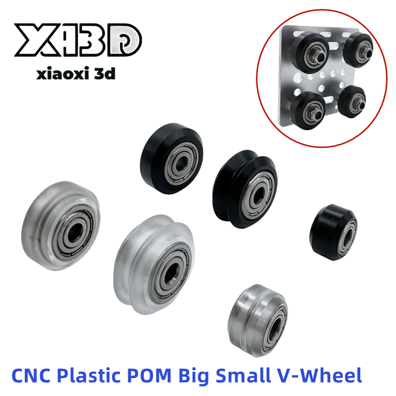 V Slot Wheel - 1/5/10PCS POM Cuscinetto Ruota In Plastica