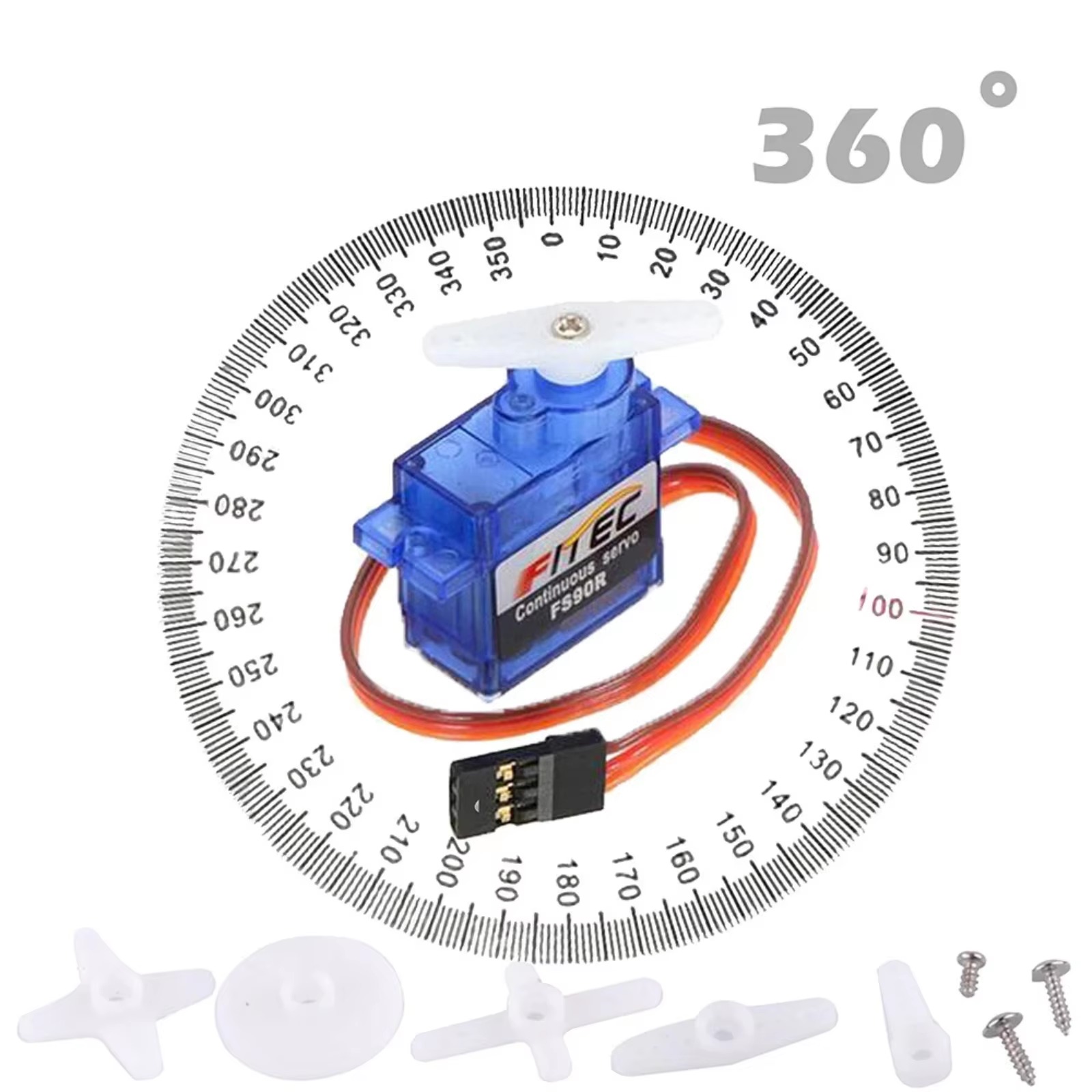 Servo FS90R 9g con Rotazione C - Servo 9G recensione e prezzo
