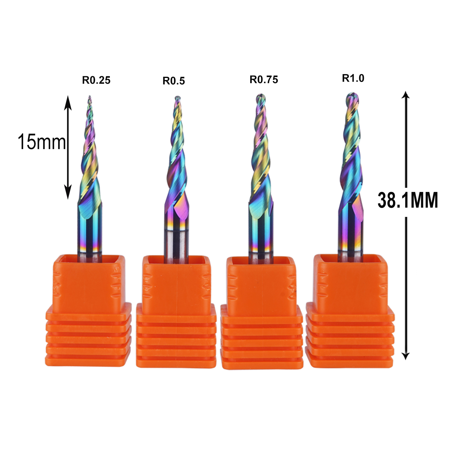 DREANIQUE Set di 4 Frese a Sfe - End Mill Set recensione e prezzo