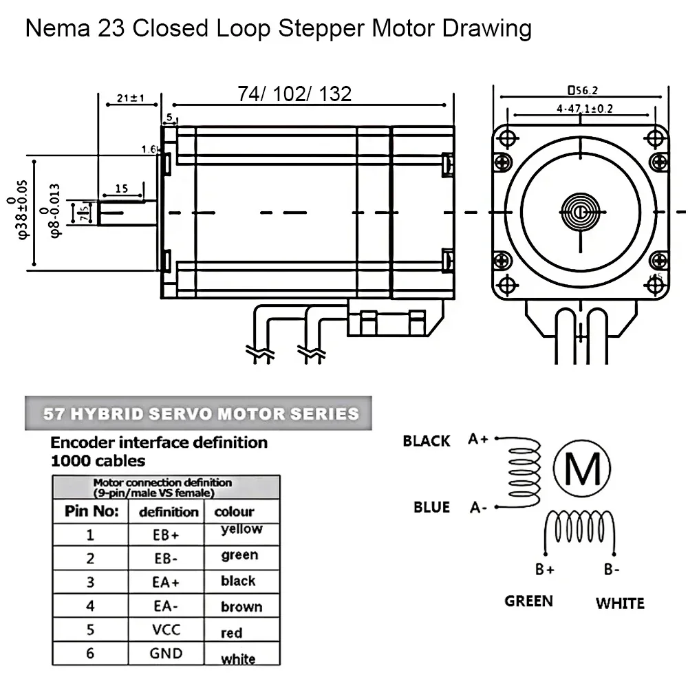 Kit 1/2/3/4/5 assi Nema23 Moto - Nema23 Stepper recensione e prezzo