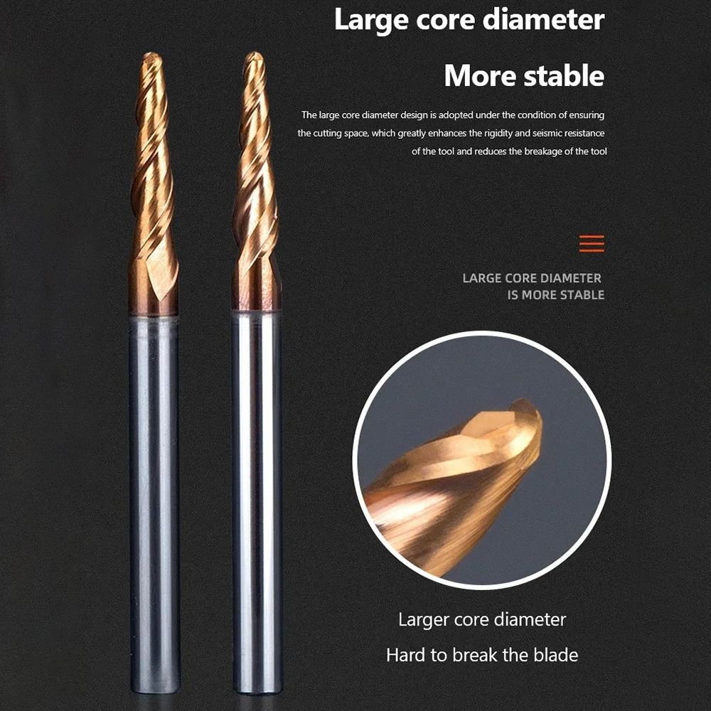 HRC55 Frese conico a punta sfe - End Mill Set recensione e prezzo