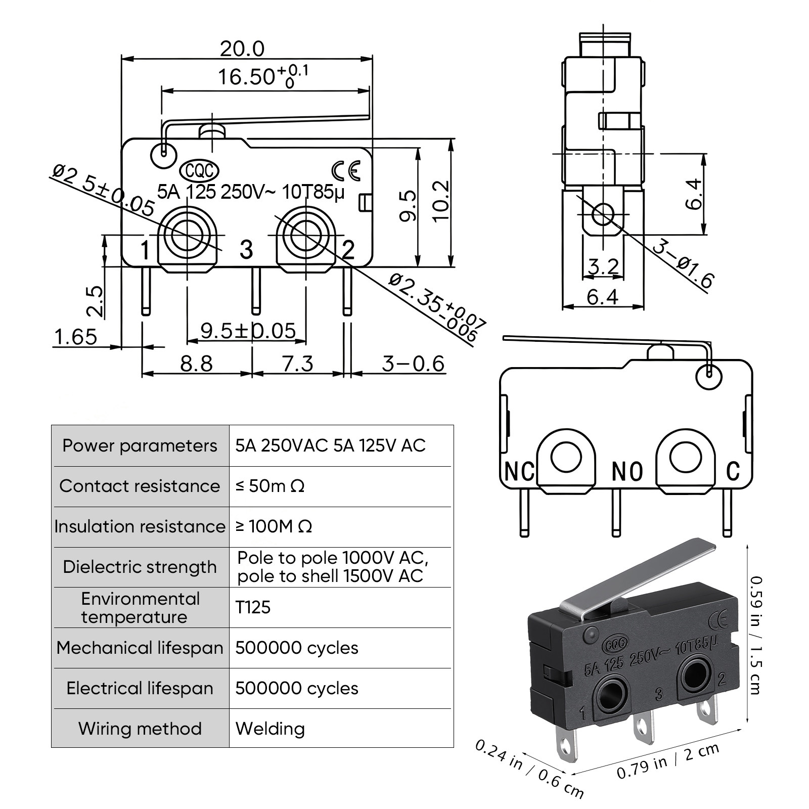 Microinterruttore per porta de - Limit Switch recensione e prezzo