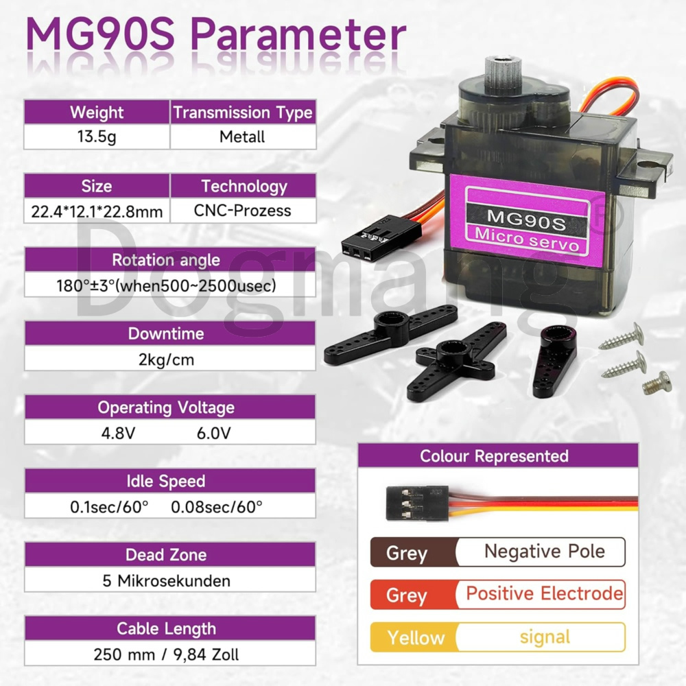 MG90S Servo 1/2/4/10/20/50 pez - Servo 9G recensione e prezzo