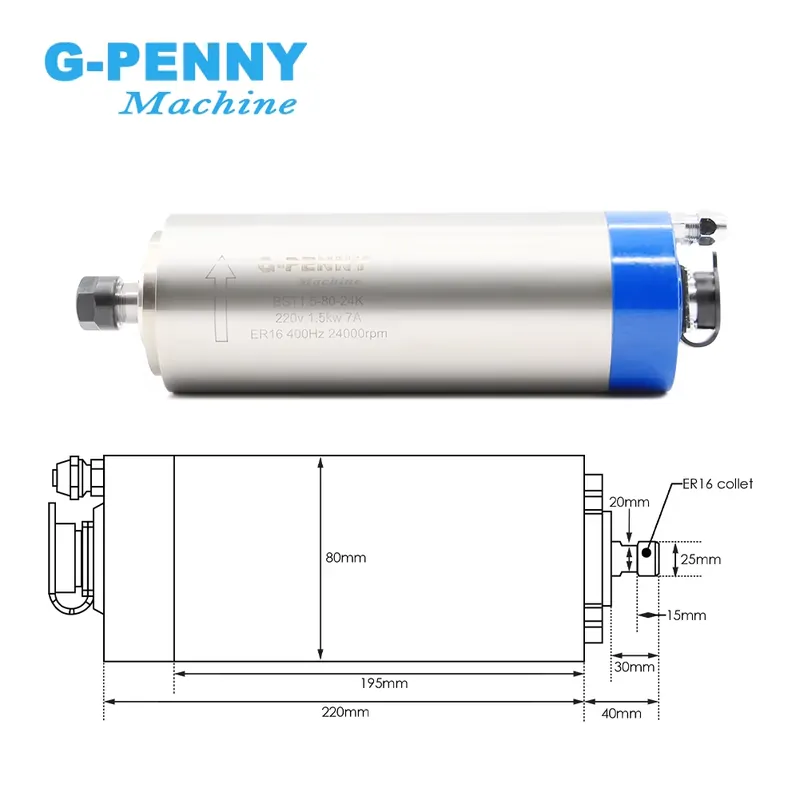 Mandrino raffreddato ad acqua  - Water Cooled Spindle recensione e prezzo