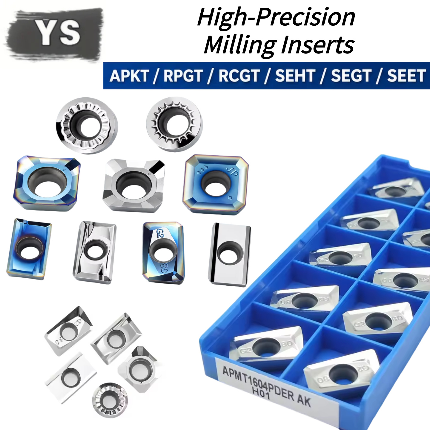 10 Inserti in Carburo APKT APG - Carbide End Mill recensione e prezzo