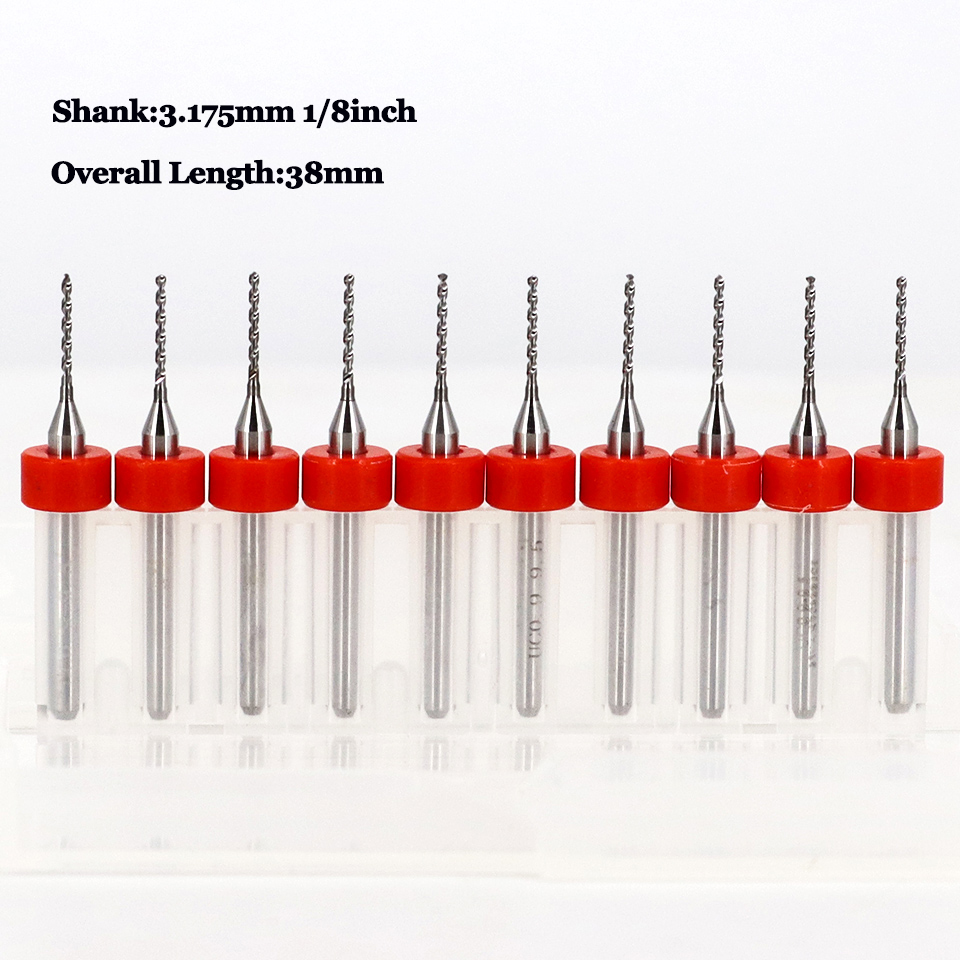 3.175mm Shank 10Pcs PCB Drill  - End Mill Set recensione e prezzo