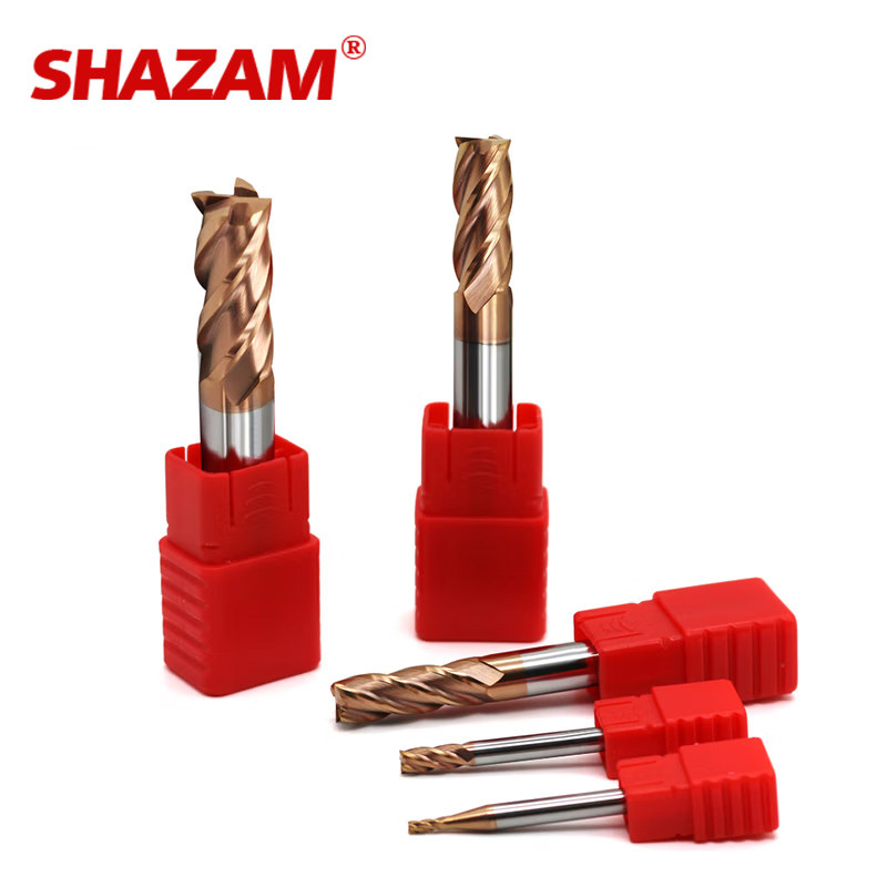 SHAZAM 4-Shank HRC55 4-Flute F - End Mill Set recensione e prezzo